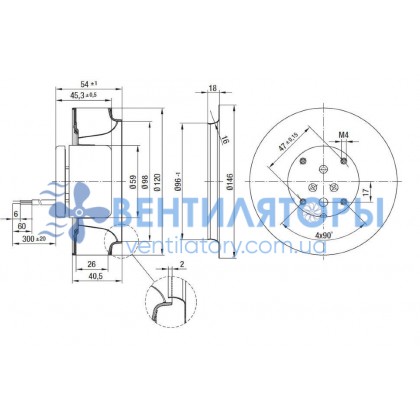 Вентилятор Ebmpapst R1G120-AD13-02 центробежный EC