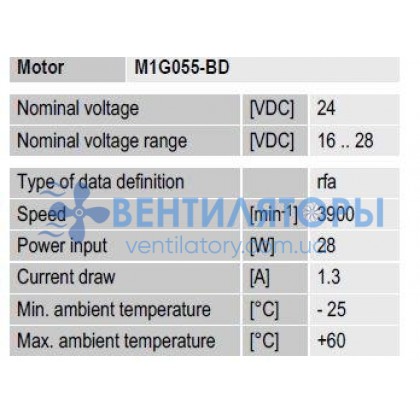 Вентилятор Ebmpapst R1G133-AA17-02 центробежный EC Вентилятор Ebmpapst R1G133-AA17-02 центробежный EC