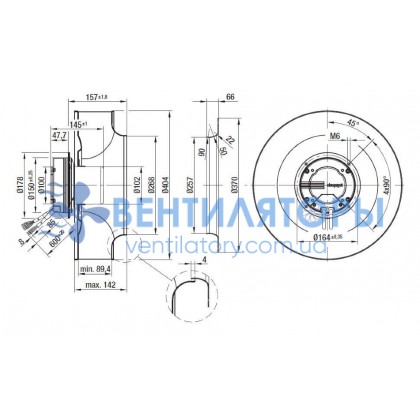 Вентилятор Ebmpapst R3G400-AD32-71 центробежный EC Вентилятор Ebmpapst R3G400-AD32-71 центробежный EC