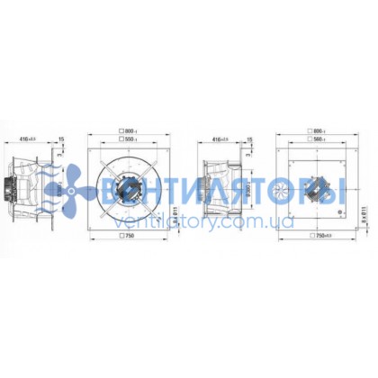 Вентилятор Ebmpapst R3G560-AH02-03 центробежный EC Вентилятор Ebmpapst R3G560-AH02-03 центробежный EC