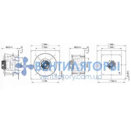 Вентилятор Ebmpapst R3G630-AA08-03 центробежный EC Вентилятор Ebmpapst R3G630-AA08-03 центробежный EC