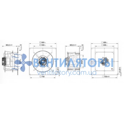 Вентилятор Ebmpapst R3G630-AB06-03 центробежный EC Вентилятор Ebmpapst R3G630-AB06-03 центробежный EC