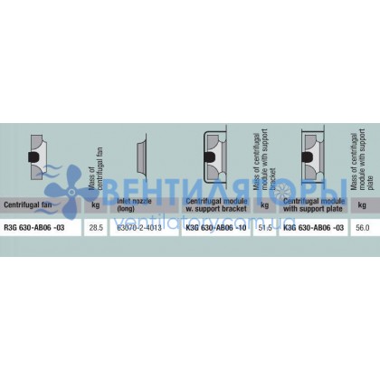 Вентилятор Ebmpapst R3G630-AB10-13 центробежный EC Вентилятор Ebmpapst R3G630-AB10-13 центробежный EC