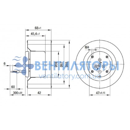 Вентилятор Ebmpapst R1G085-AB07-01 центробежный EC Вентилятор Ebmpapst R1G085-AB07-01 центробежный EC
