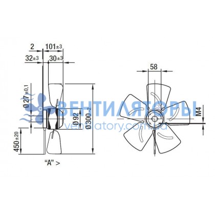 Вентилятор Ebmpapst A2D300-AD02-01 осевой Вентилятор Ebmpapst A2D300-AD02-01 осевой