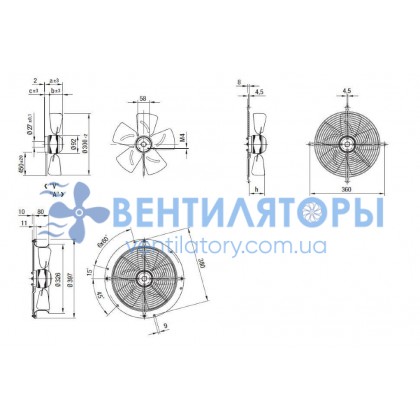 Вентилятор Ebmpapst A4S300-AA02-01 осевой