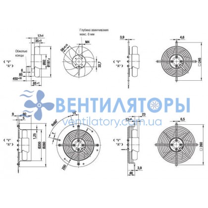 Вентилятор Ebmpapst W1G200-CH01-52 осевой